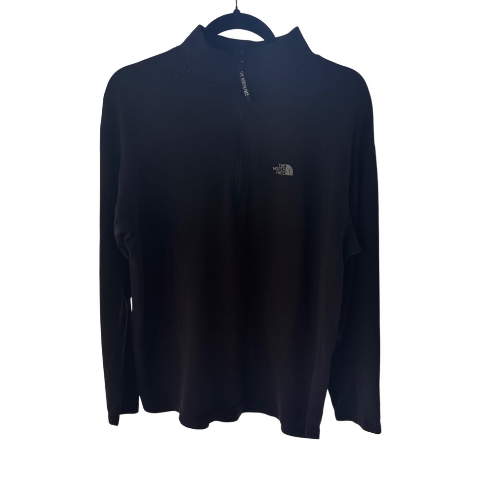The North Face Mens L-G Black Pullover Long Sleeve Top Shirt